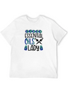 Crazy Essential Oils Lady Gifts Essential Oils Lightweight Cotton T-Shirt – Daily Comfort Graphic Shirt