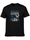 Crazy Essential Oils Lady Gifts Essential Oils Lightweight Cotton T-Shirt – Daily Comfort Graphic Shirt