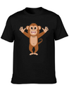 Crazy Monkey Lightweight Cotton T-Shirt – Daily Comfort Graphic Shirt