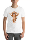 Crazy Monkey Lightweight Cotton T-Shirt – Daily Comfort Graphic Shirt