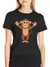 Crazy Monkey Lightweight Cotton T-Shirt – Daily Comfort Graphic Shirt