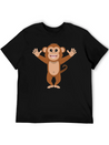 Crazy Monkey Lightweight Cotton T-Shirt – Daily Comfort Graphic Shirt