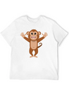 Crazy Monkey Lightweight Cotton T-Shirt – Daily Comfort Graphic Shirt