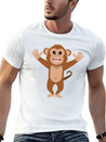Crazy Monkey Lightweight Cotton T-Shirt – Daily Comfort Graphic Shirt
