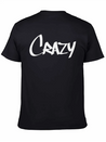 Crazy Tag Lightweight Cotton T-Shirt – Daily Comfort Graphic Shirt