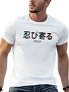 Creep It Real Japanese Vaporwave Aesthetic Gift Lightweight Cotton T-Shirt – Daily Comfort Graphic Shirt