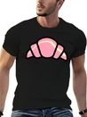 Croissant Colour Lightweight Cotton T-Shirt – Daily Comfort Graphic Shirt