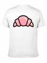 Croissant Colour Lightweight Cotton T-Shirt – Daily Comfort Graphic Shirt