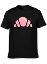 Croissant Colour Lightweight Cotton T-Shirt – Daily Comfort Graphic Shirt