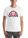 Croissant Colour Lightweight Cotton T-Shirt – Daily Comfort Graphic Shirt
