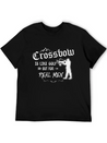 Crossbow Is Like Golf For Real Men Archery Archer Lightweight Cotton T-Shirt – Daily Comfort Graphic Shirt