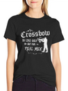Crossbow Is Like Golf For Real Men Archery Archer Lightweight Cotton T-Shirt – Daily Comfort Graphic Shirt