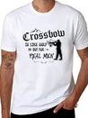 Crossbow Is Like Golf For Real Men Archery Archer Lightweight Cotton T-Shirt – Daily Comfort Graphic Shirt