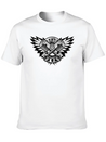 Crossed Pistons And Wings Logo Lightweight Cotton T-Shirt – Daily Comfort Graphic Shirt