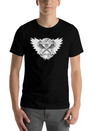 Crossed Pistons And Wings Logo Lightweight Cotton T-Shirt – Daily Comfort Graphic Shirt