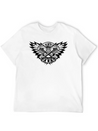 Crossed Pistons And Wings Logo Lightweight Cotton T-Shirt – Daily Comfort Graphic Shirt