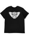 Crossed Pistons And Wings Logo Lightweight Cotton T-Shirt – Daily Comfort Graphic Shirt
