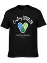 Crushing Covid19 I Got My Vaccine Lightweight Cotton T-Shirt – Daily Comfort Graphic Shirt
