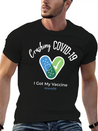 Crushing Covid19 I Got My Vaccine Lightweight Cotton T-Shirt – Daily Comfort Graphic Shirt