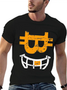 CRYPTO SMILE Bitcoin Blockchain Lightweight Cotton T-Shirt – Daily Comfort Graphic Shirt