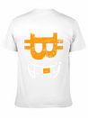 CRYPTO SMILE Bitcoin Blockchain Lightweight Cotton T-Shirt – Daily Comfort Graphic Shirt