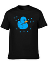 Cute Duck Lightweight Cotton T-Shirt – Daily Comfort Graphic Shirt