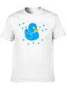 Cute Duck Lightweight Cotton T-Shirt – Daily Comfort Graphic Shirt
