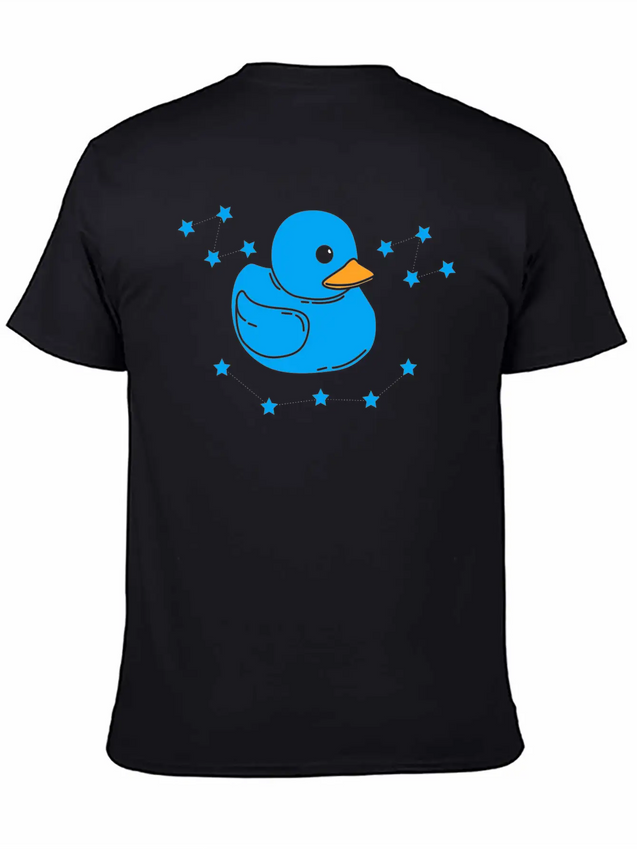 Cute Duck Lightweight Cotton T-Shirt – Daily Comfort Graphic Shirt