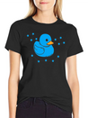 Cute Duck Lightweight Cotton T-Shirt – Daily Comfort Graphic Shirt