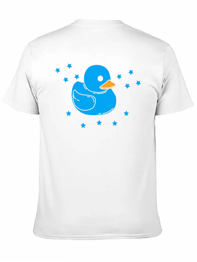 Cute Duck Lightweight Cotton T-Shirt – Daily Comfort Graphic Shirt