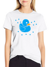 Cute Duck Lightweight Cotton T-Shirt – Daily Comfort Graphic Shirt