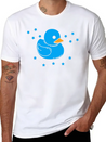 Cute Duck Lightweight Cotton T-Shirt – Daily Comfort Graphic Shirt