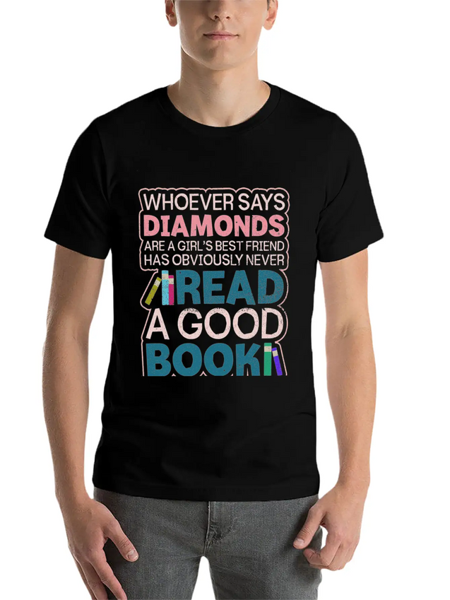 Cute Girl Booklover Librarian Sarcastic Lightweight Cotton T-Shirt – Daily Comfort Graphic Shirt