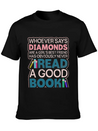 Cute Girl Booklover Librarian Sarcastic Lightweight Cotton T-Shirt – Daily Comfort Graphic Shirt