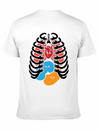 Cute Human Anatomy Body Parts Organs Gift Lightweight Cotton T-Shirt – Daily Comfort Graphic Shirt