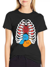 Cute Human Anatomy Body Parts Organs Gift Lightweight Cotton T-Shirt – Daily Comfort Graphic Shirt