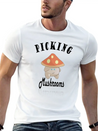 Cute Mushroom Picker Lightweight Cotton T-Shirt – Daily Comfort Graphic Shirt