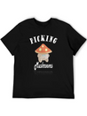 Cute Mushroom Picker Lightweight Cotton T-Shirt – Daily Comfort Graphic Shirt