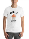Cute Mushroom Picker Lightweight Cotton T-Shirt – Daily Comfort Graphic Shirt