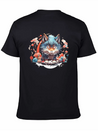 Cute Wolf Lightweight Cotton T-Shirt – Daily Comfort Graphic Shirt