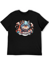 Cute Wolf Lightweight Cotton T-Shirt – Daily Comfort Graphic Shirt