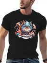 Cute Wolf Lightweight Cotton T-Shirt – Daily Comfort Graphic Shirt