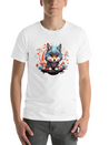 Cute Wolf Lightweight Cotton T-Shirt – Daily Comfort Graphic Shirt
