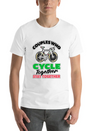 Cycling Cyclist Couple Lightweight Cotton T-Shirt – Daily Comfort Graphic Shirt