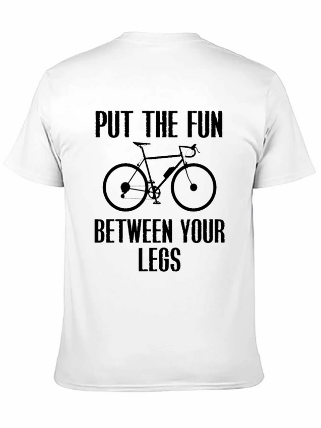 Cycling Lightweight Cotton T-Shirt – Daily Comfort Graphic Shirt