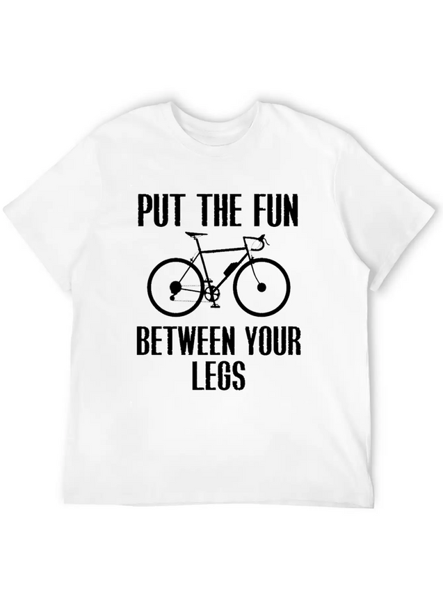 Cycling Lightweight Cotton T-Shirt – Daily Comfort Graphic Shirt