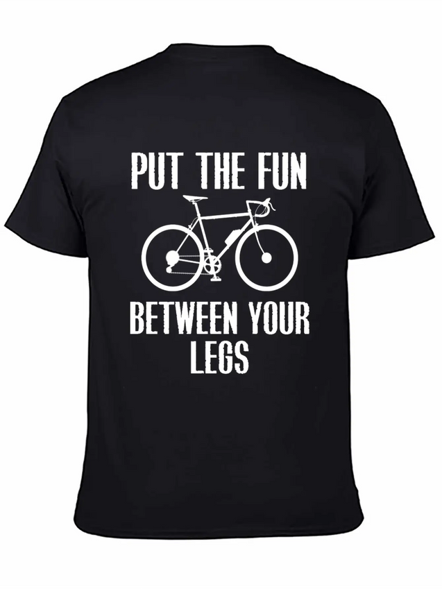 Cycling Lightweight Cotton T-Shirt – Daily Comfort Graphic Shirt