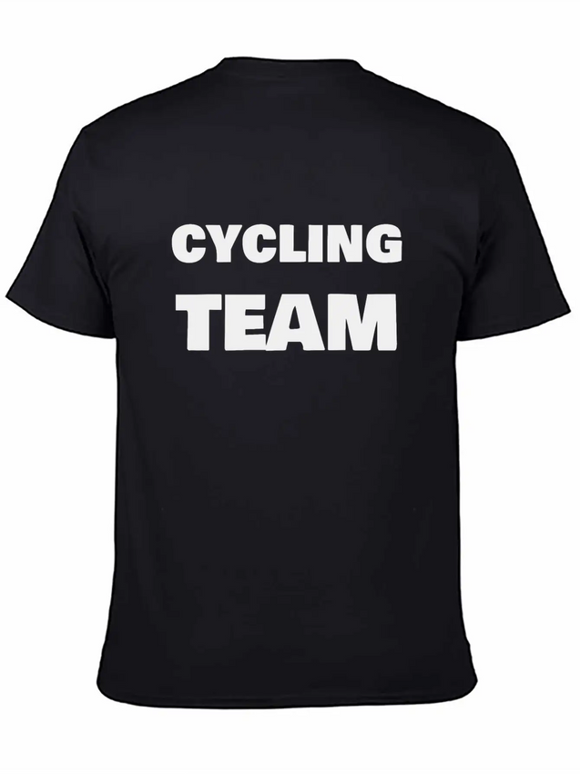 Cycling Team Lightweight Cotton T-Shirt – Daily Comfort Graphic Shirt