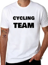 Cycling Team Lightweight Cotton T-Shirt – Daily Comfort Graphic Shirt