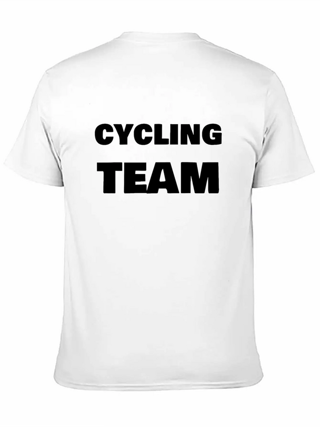 Cycling Team Lightweight Cotton T-Shirt – Daily Comfort Graphic Shirt